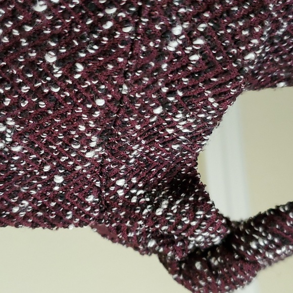 Ann Taylor 3/4 Sleeve Textured Tweed Top - Picture 3 of 5